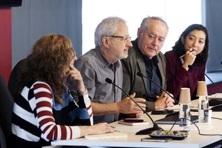 Eduardo Viveiros de Castro, Alexandre Surrallés, Karen Shiratori y Gemma Orobitg