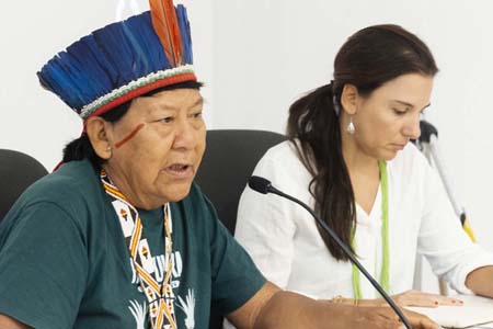 Davi Kopenawa y Ana Maria Machado